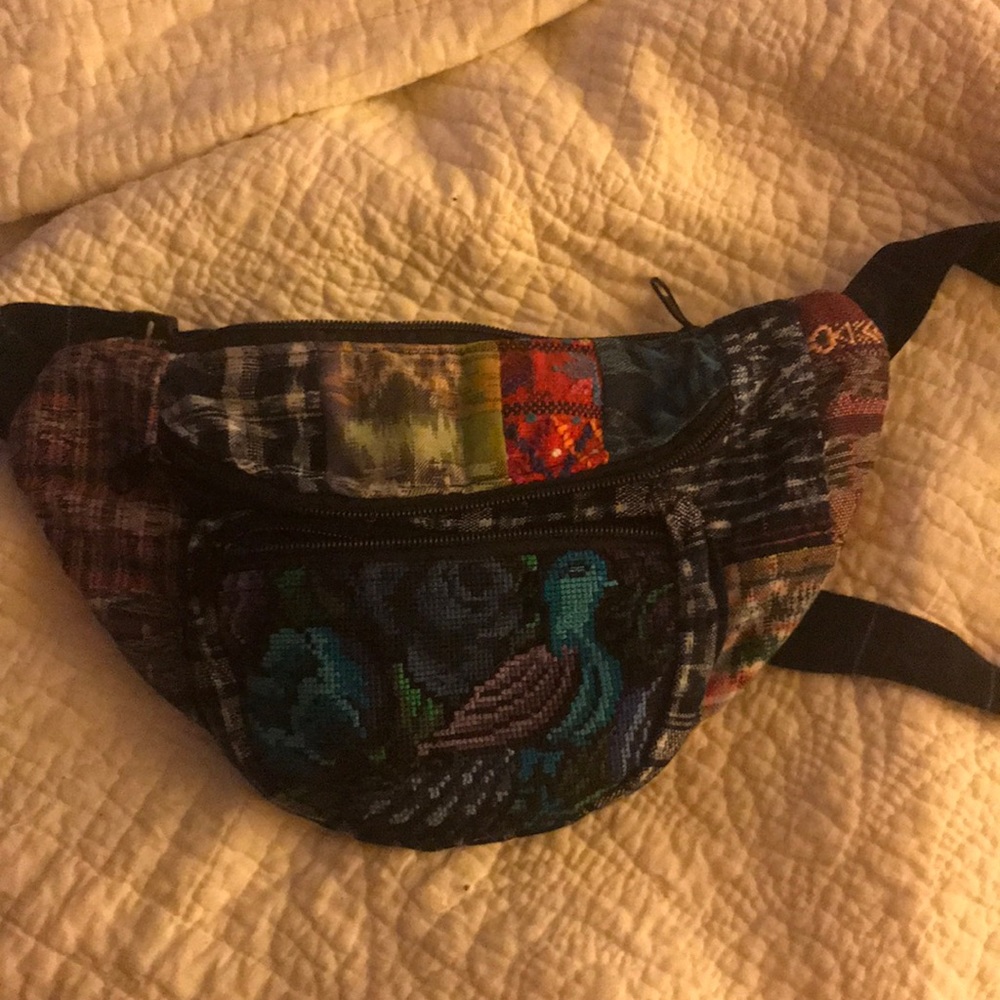 Cute festival patchwork fanny pack